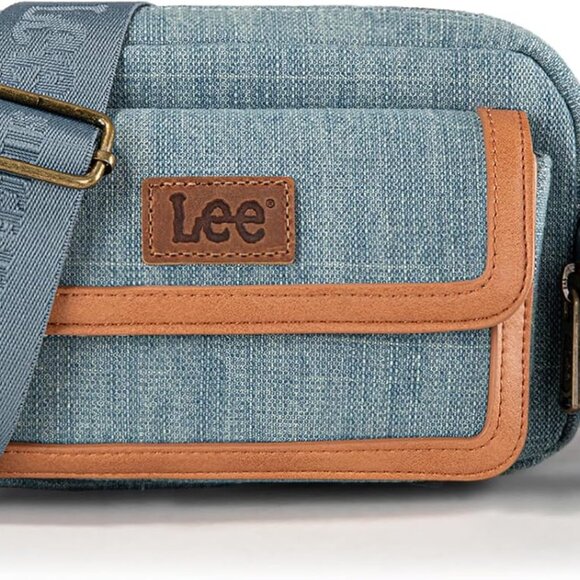 x Lee Denim Small Crossbody Bags for Women Cute Shoulder Handbag with Headphone